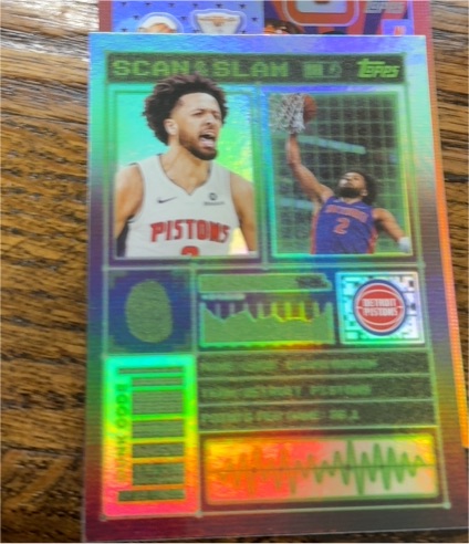 2025-26 Topps Scan & Slam #SS-10 Cade Cunningham — front