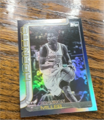 2025-26 Topps Blackout Brandon Miller — front