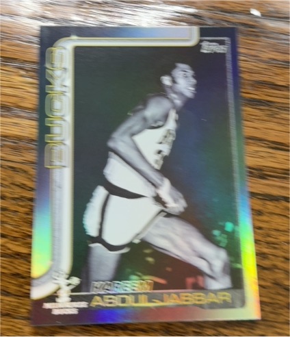 2025-26 Topps #259 Kareem Abdul-Jabbar Blackout — front