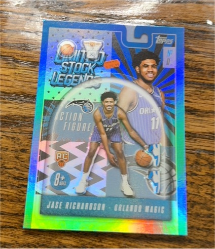 2025-26 Topps Basketball #LST-25 Jase Richardson Limited Stock Legends — front