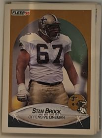 1990 Fleer #184 Stan Brock — front