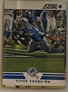 2012 Score Football #60 Titus Young — front