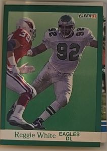 1991 Fleer #336 Reggie White — front