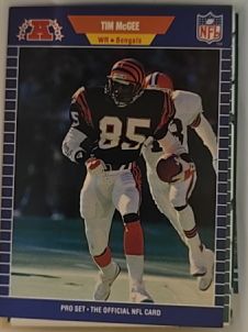 1989 Pro Set #64 Tim McGee — front