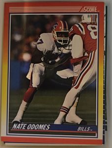 1990 Score #254 Nate Odomes — front