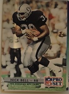1992 Pro Set #209 Nick Bell — front