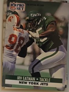 1991 Pro Set #840 Irv Eatman — front