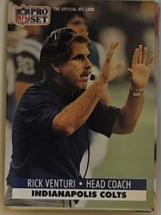 1991 Pro Set #827 Rick Venturi — front