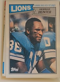 1987 Topps #325 Herman Hunter — front