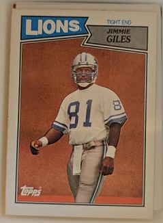 1987 Topps #324 Jimmie Giles — front