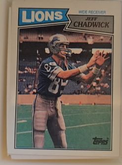 1987 Topps #321 Jeff Chadwick — front