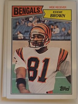 1987 Topps #189 Eddie Brown — front