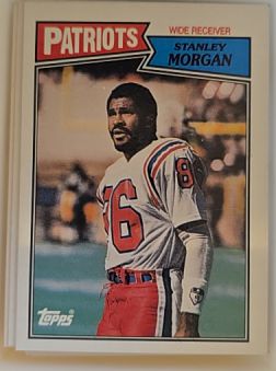 1987 Topps #101 Stanley Morgan — front