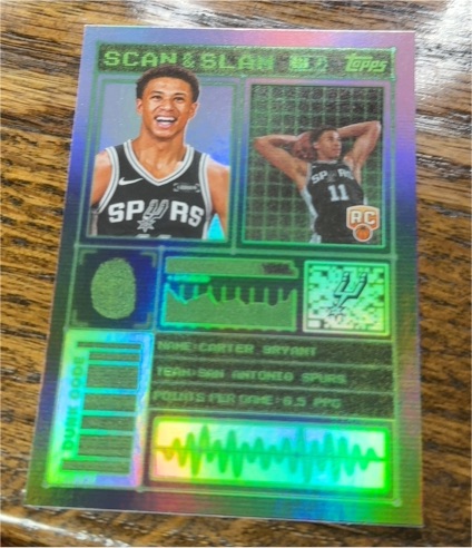 2025-26 Topps Scan & Slam #SS-39 Carter Bryant — front