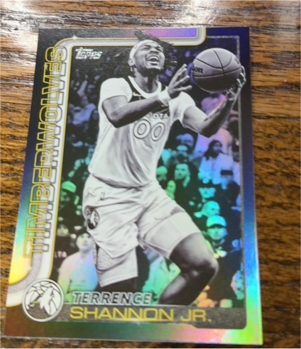 2025-26 Topps #113 Terrence Shannon Jr. Blackout — front