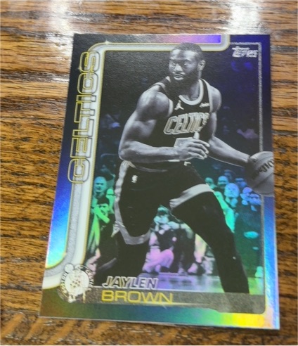 2025-26 Topps Blackout #2 Jaylen Brown — front
