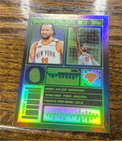 2025-26 Topps #SS-2 Jalen Brunson Scan and Slam — front