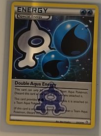 2003 Pokémon Double Crisis #33 Double Aqua Energy — front