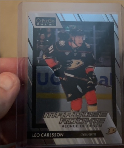 2023-24 O-Pee-Chee Platinum #293 Leo Carlsson — front