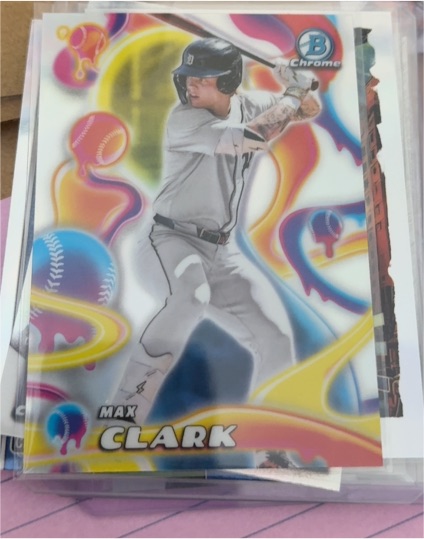2025 Bowman Chrome #MM-18 Max Clark Melt Mashers — front