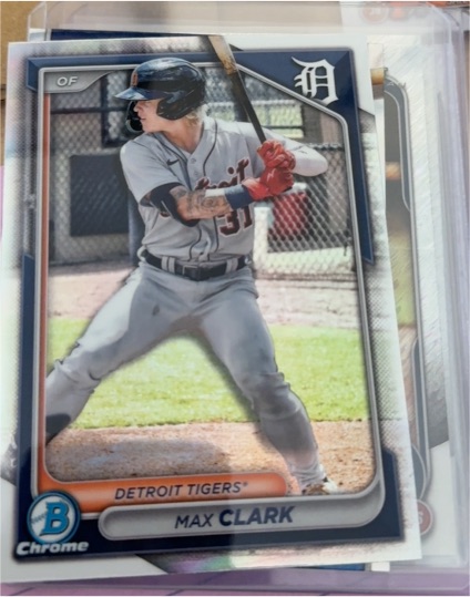 2024 Bowman Draft Chrome #BDC-104 Max Clark — front