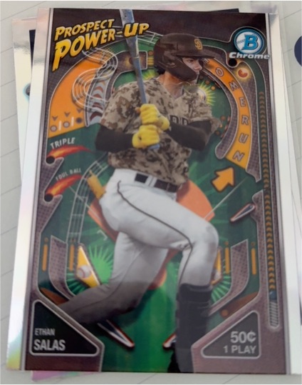 2024 Bowman Chrome #PP-11 Ethan Salas Prospect Power-Up — front