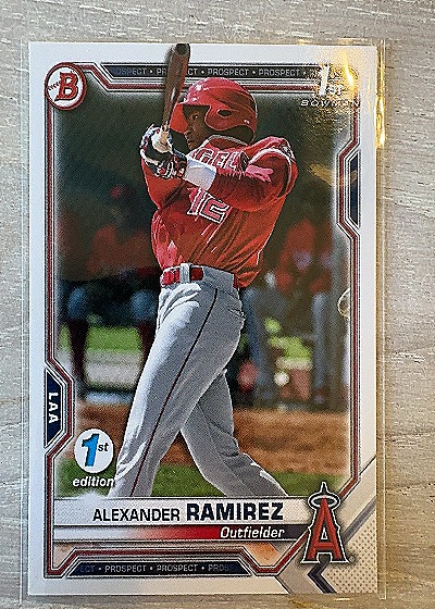 2021 Bowman 1st Edition #BFE-145 Alexander Ramirez — front