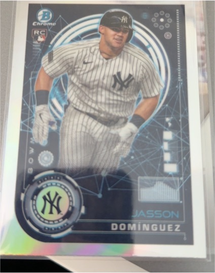 2024 Bowman Chrome #BAI-8 Jasson Domínguez — front