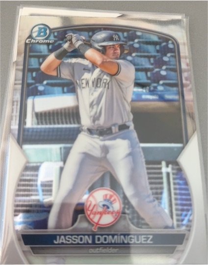 2023 Bowman Chrome Prospects #BCP-18 Jasson Dominguez — front