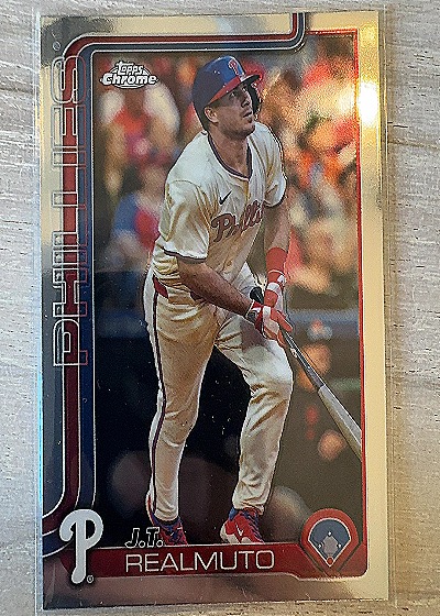 2025 Topps Chrome #2 J.T. Realmuto — front