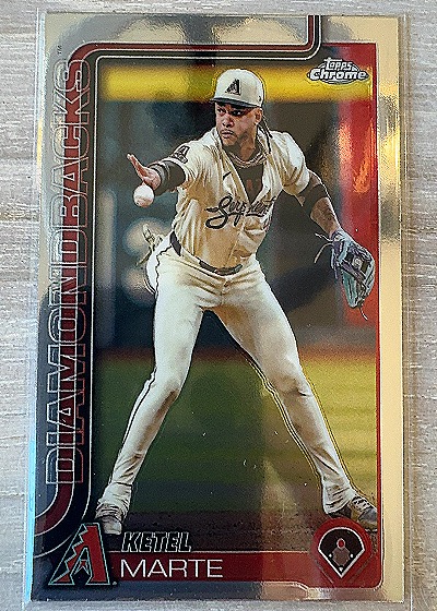 2025 Topps Chrome #128 Ketel Marte — front