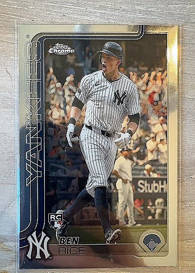 2025 Topps Chrome #139 Ben Rice — front