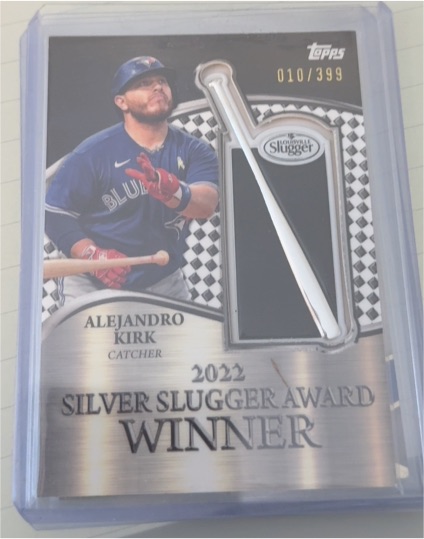 2023 Topps 2022 Silver Slugger Award Winner #010 Alejandro Kirk — front