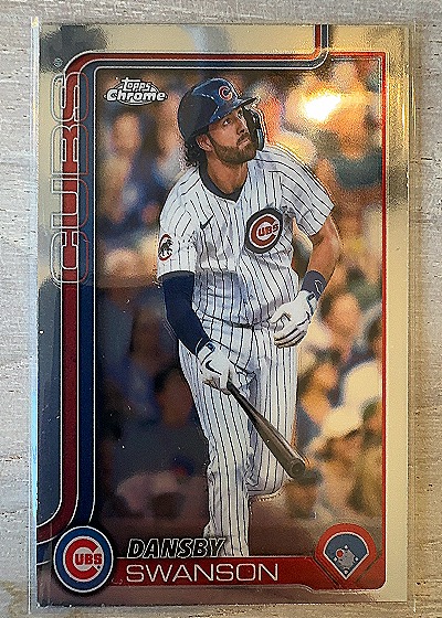 2025 Topps Chrome #215 Dansby Swanson — front