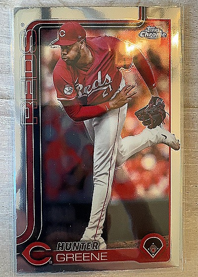 2025 Topps Chrome #91 Hunter Greene — front