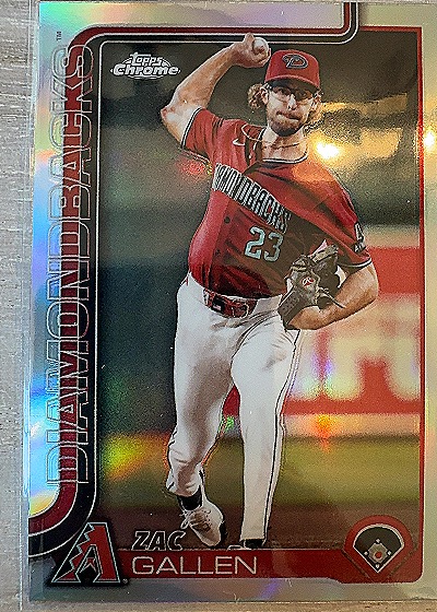 2025 Topps Chrome #4 Zac Gallen — front