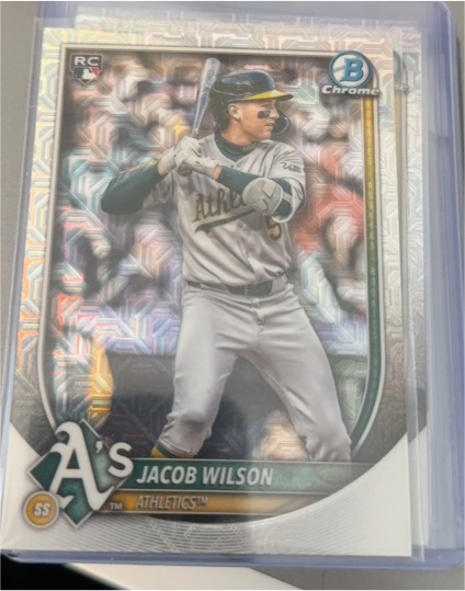 2025 Bowman Chrome #1 Jacob Wilson — front