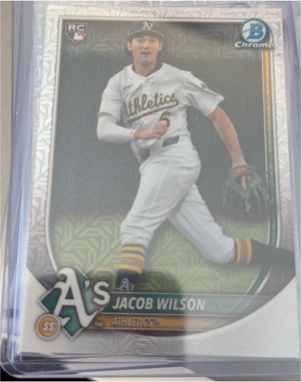 2025 Bowman Chrome #9 Jacob Wilson — front