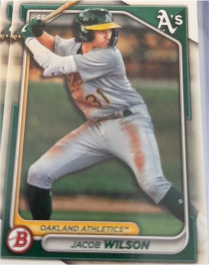 2024 Bowman #BP-3 Jacob Wilson — front