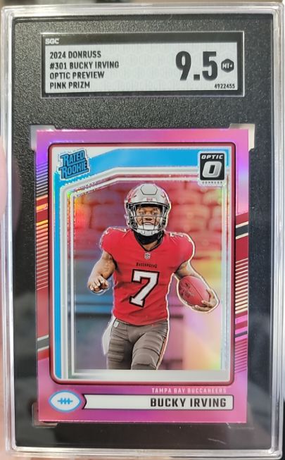 2024 Donruss Optic Preview #301 Bucky Irving — front