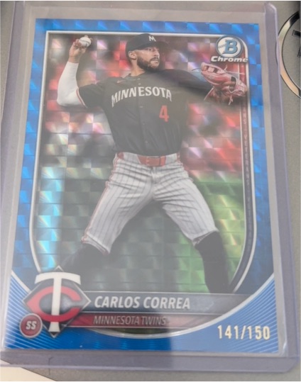 2025 Bowman Chrome #54 Carlos Correa — front