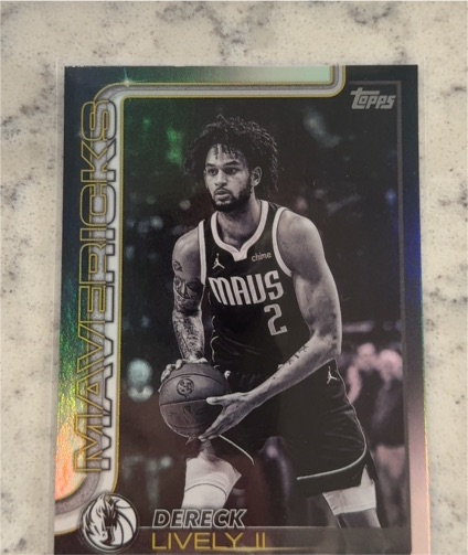 2025-26 Topps Basketball #172 Dereck Lively II — front