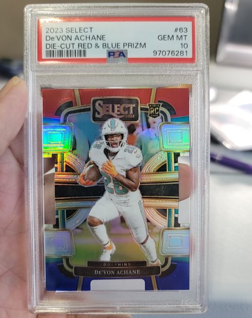 2023 Panini Select #63 De'Von Achane — front