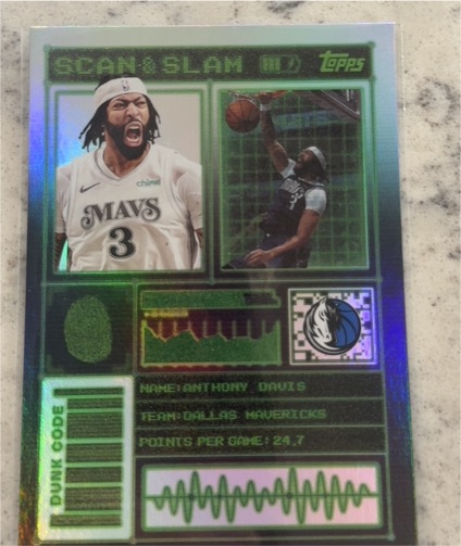 2025-26 Topps #SS-3 Anthony Davis — front