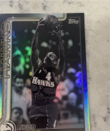 2025-2026 Topps Black Friday Blackout #266 Spud Webb — front