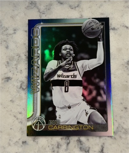 2025-26 Topps #97 Bub Carrington — front