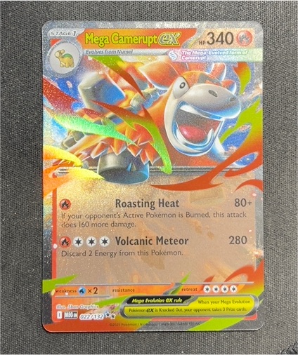 2023 Pokemon TCG 022/132 Mega Camerupt ex — front