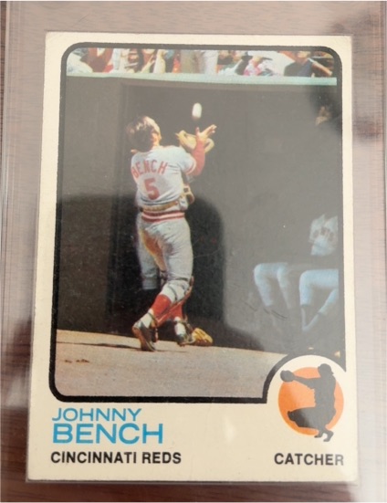 1973 Topps #380 Johnny Bench — front