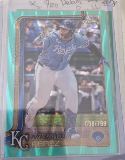 2025 Topps Chrome #114 Salvador Perez — front