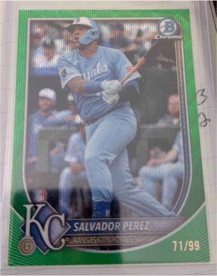 2025 Bowman Chrome #23 Salvador Perez — front